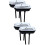 4Stk Wc Drücker Ersatzkit, Kunststoff, , Dual Flush, Robust 7