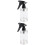 2Stk Garten Sprühflasche Wasser Trigger Transparent Robust 4