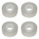4 Rolls Double Sided Mounting Tape 9.8ft Transparent 2mm 2