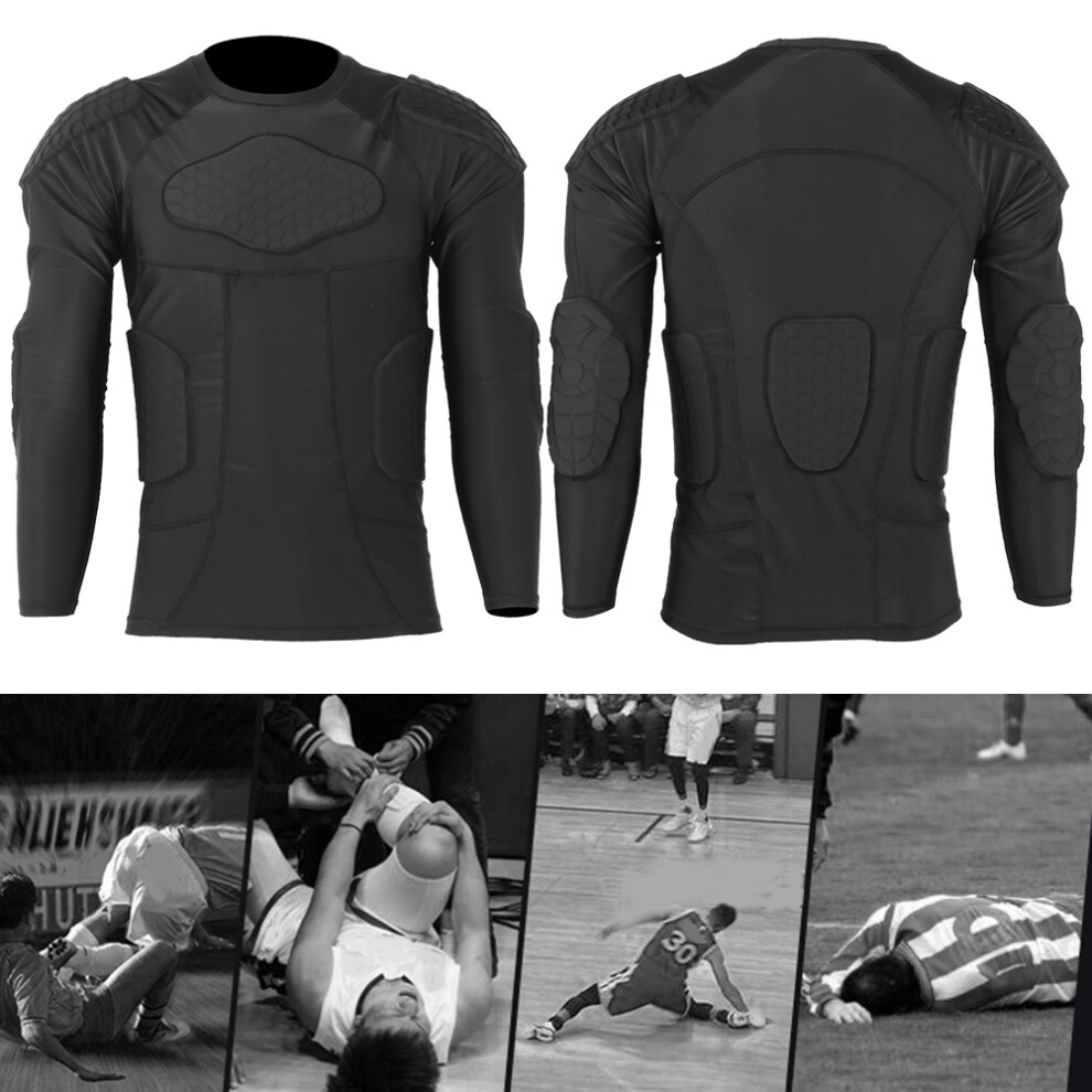 Sports Anti-Collision Chest Guard For Football Basketball & Ski Sizes 65-75Kg Black 7631382679114
