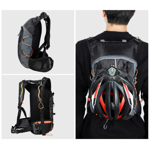 Mountain Biking Backpack With Moisture-Wicking Material And Cool Venting Back Panel For Extended Comfort 2