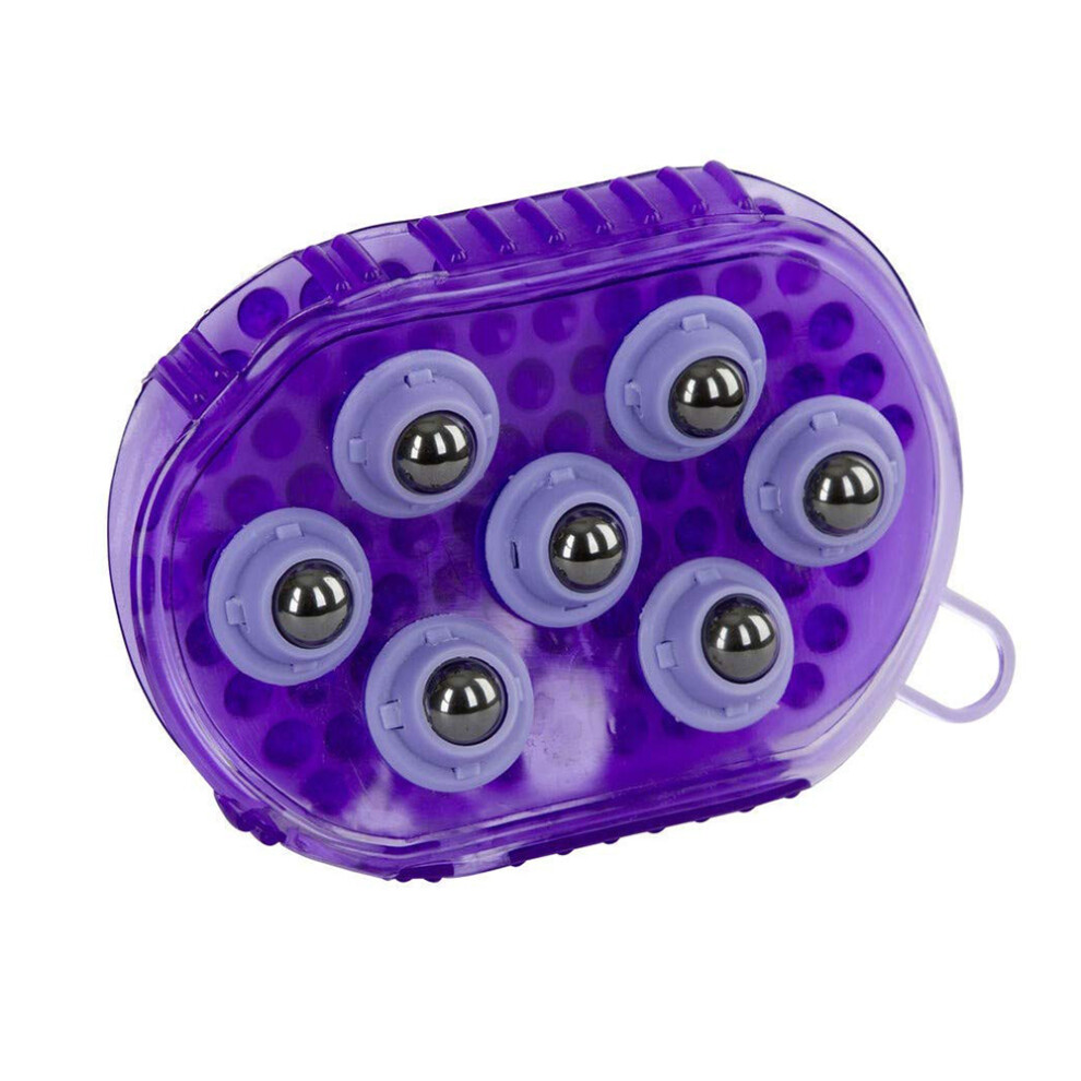Massage Glove For Targeted Pain Relief, Ergonomic Design With Steel Rolling Balls