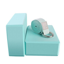 Sturdy Yoga Blocks Set Of 2, Premium Non-Slip High-Density EVA Foam Bricks, Enhance Your Yoga Practice, Supports And Strengthens, For All Fitness Leve