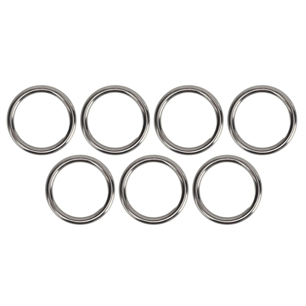 Strong Durable Metal O-Rings, 304 Stainless Steel Seamless Welded For Hanging Gravity, Multi Purpose Marine Grade Accessories 9463374868224