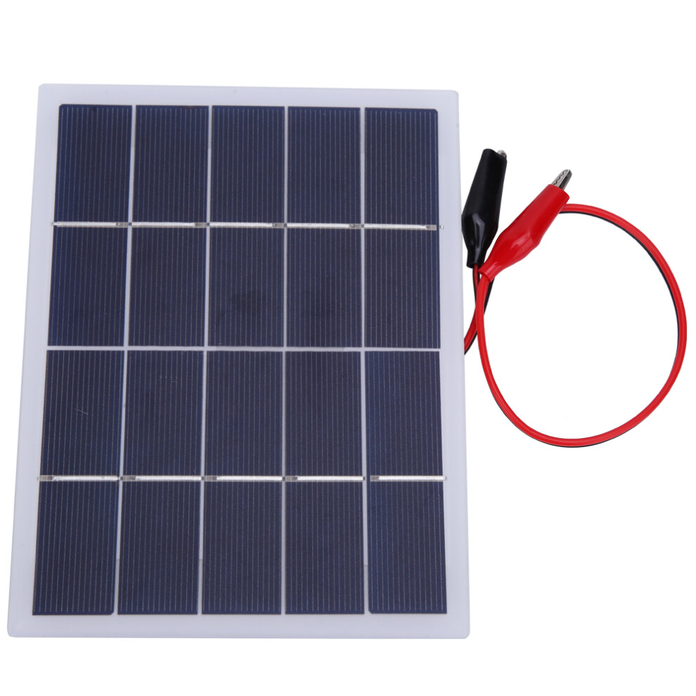 High-Quality Solar Panel Trickle Charger, Lightweight Waterproof Smart Fast Charging For Cars, Boats, Motorcycles And More, 170X130mm White Polycrysta 9177303909048