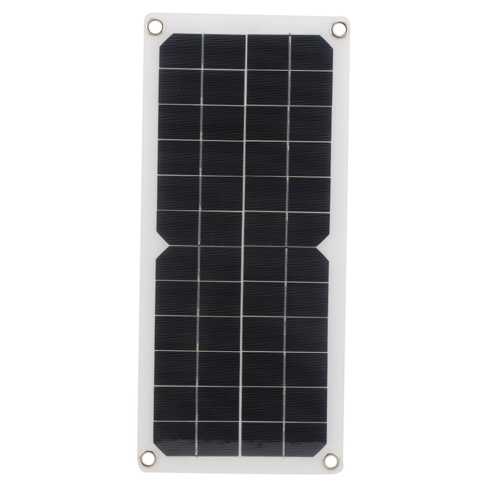 10W 18V Car Solar Panel With Dual Usb & 12V Battery Charging 7901379793605