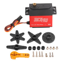 Servomotor cu cuplu ridicat, servo digital cu calitate superioară și performanță ridicată pentru modele RC, servomotor fără miez cu angrenaj