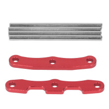 Barras tensoras de mamparo delantero/trasero rojas 1/10 48x9x3mm
