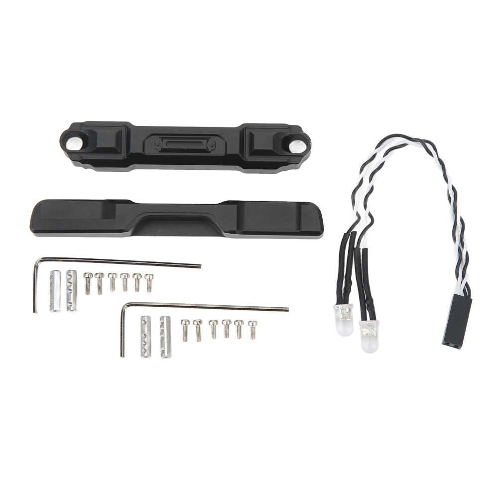Precision Aluminum Bumper, Lightweight Durable Performance, For Scx24 Axial Crawler Car Upgrades 9405630473360