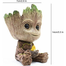 Adorable maceta con forma de árbol para suculentas, exhibición única y elegante para plantas pequeñas, decoración creativa para el hogar con