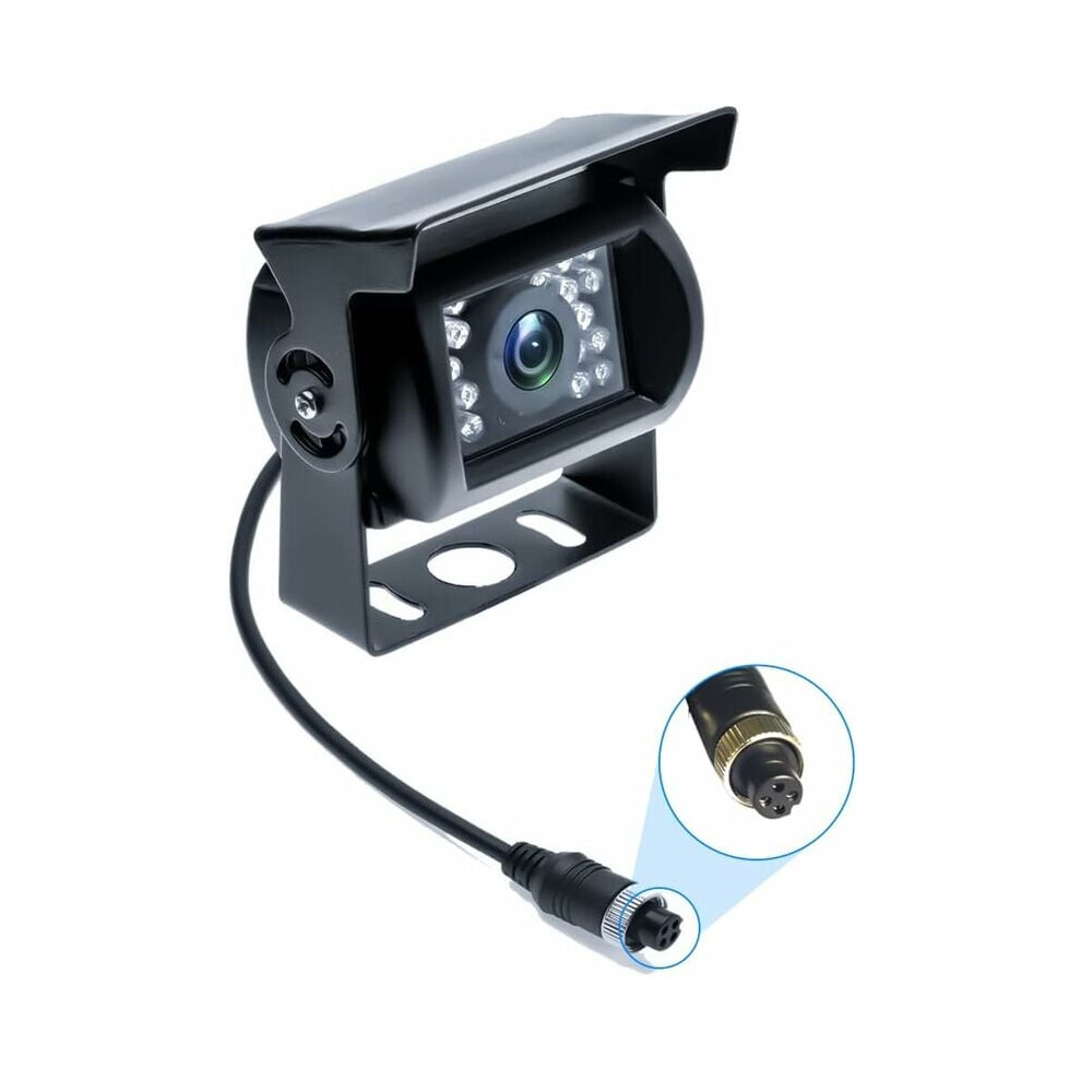 Heavy Duty Backup Camera With Wide Viewing Angle, Waterproof Ip68, Universal Compatibility, Ensuring Safe And Clear Views For Trucks, Trailers, Vans 9173940356863