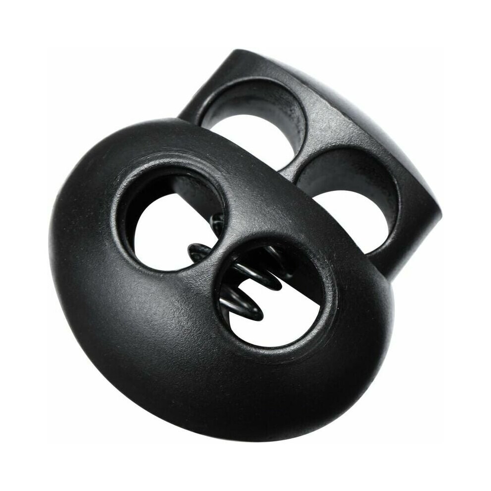 Firm Grip Adjustable Length Fastener Slider Toggles, Spring-Loaded Design For Drawstrings, Cords, And Outdoor Gym Products (20 Pieces), Double Hole 9433291737668