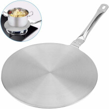Placa difusora de calor por indução, condução rápida e uniforme, protetor de chama multifuncional em aço inoxidável para fogão a gás,