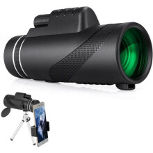 Compact Telescope for Adults, Fmc Multi-Layer Coated Lenses Provide Superior Image Quality - Perfect Companion for Hiking and Bird Watching