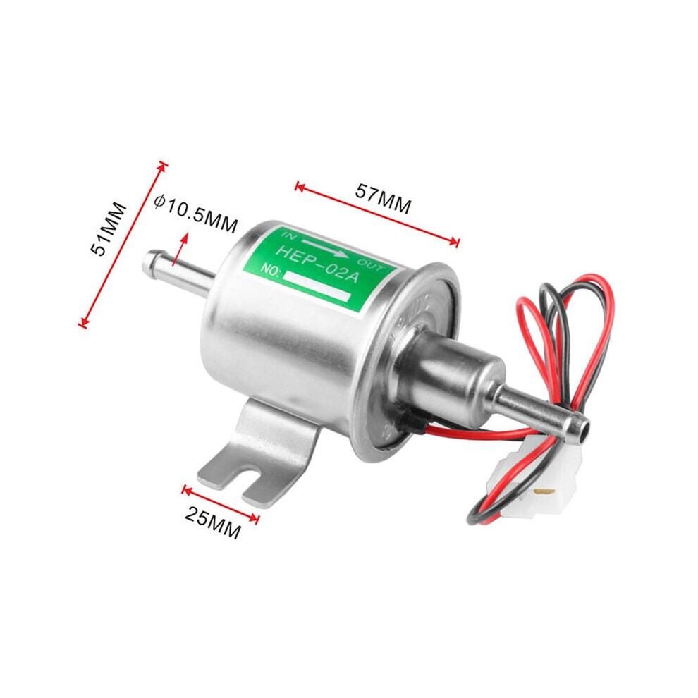 Electric Fuel Pump, Universal Fitment Inline Low Pressure For Stable Fuel Feeding, Powerful Suction Lightweight Design Easy Installation For Wide 9448196606247