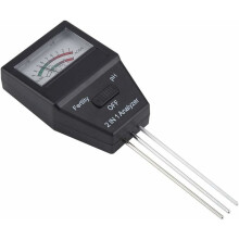Sensor de umidade, monitor de água para plantas em vasos, hortas e fazendas, medidor de pH incluso, portátil e leve.