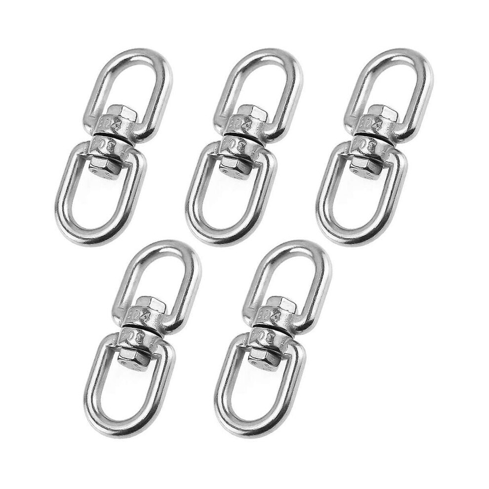 Eye To Eye Swivel Shackle Ring Connector, Stainless Steel 304 Double Ended Swivel Eye Hook, Anti-Rust Hardware For Wide Range Of Applications, 9173940356771