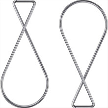 Unikátne stropné háky Figure8Design, jednoduchá inštalácia a odstránenie, vhodné pre akýkoľvek falošný strop, sieťový strop alebo