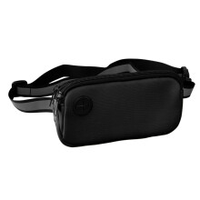 Elegant mavetaske i neoprenstof, vandafvisende taljetaske med justerbar rem og tovejs lynlås til alle familiemedlemmer, rummelig lomme i netvæg