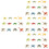 48St Grappige Modellen Plastic Kinderspeelgoed Feestaccessoire 7