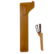 Capa protetora de couro para pinça de fogo, ideal para uso externo. Feita em couro PU durável, esta capa oferece praticidade e segurança, além de