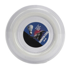 High Elasticity Resin Fiber Badminton String 0.7mm 200m White