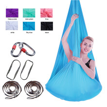 Aerial Yoga Swing, Home Aerial Yoga Kit, Warp Knitted Fabric, All Levels Fitness, Soft Durable Aerial Silk for Versatile Practice, Certified Safety fo