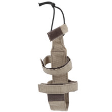Tactical Military Water Bottle Carrier, Molle System Adjustable Size Lightweight Portable Belt Holder with Secure Grip Elastic Band for Outdoor Hiking