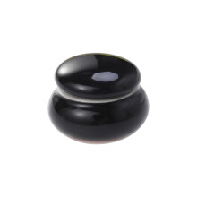 3Stk Schwarzer Rouge Storage Can Aus Keramik, Portabel Und Luftdicht