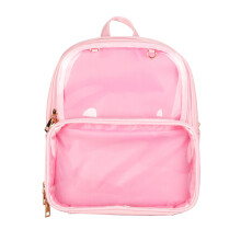 2Stk Stylischer Jelly Rucksack Pink Transparent Für Frauen