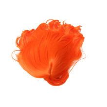 2Stk Orange Kurzhaar Perücke Damen Styling Kunsthaar Für Party Fest