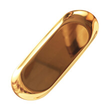 2Stk Goldfarbene Metallablage Für Schmuck Und Snacks, Nordic Design
