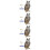 4Sets Owl Deko Hängend Winddrehend Garten Mehrfarben PP Material 10