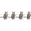 4Sets Owl Deko Hängend Winddrehend Garten Mehrfarben PP Material 6