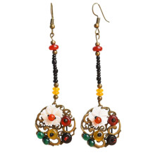 2Paare Lange Ohrhänger Damen Retro Ohrschmuck Geschenk