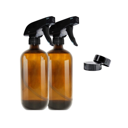 2Sets Braune Sprayflaschen Wiederverwendbare Kosmetikbehälter