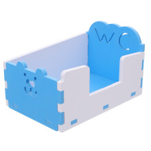 2Stk Kompakte Blaue Hamster Toilette Abnehmbar Robust Für Kleintiere