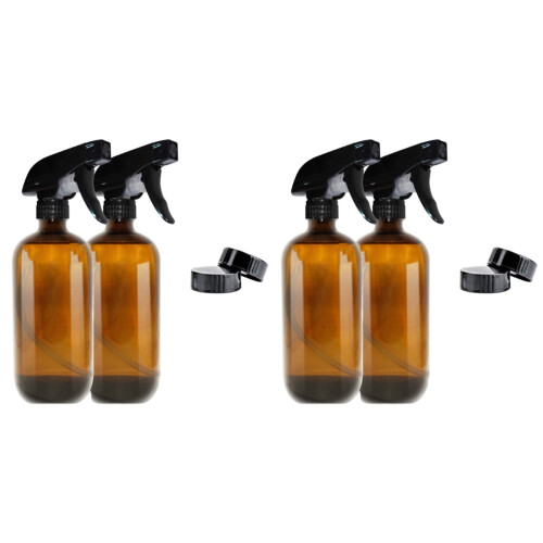 2Sets Braune Sprayflaschen Wiederverwendbare Kosmetikbehälter 1