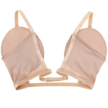2Stk Armpit Sweat Pads Beige Stoff Für Damen Zum Schweißschutz Perfekt