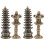 4Stk Mini Laternen Pagode Metall Für - Und Gartendekor 4