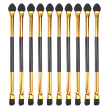 80Stk Leichte Augenbrauenpinseln Lidschatten Gold Makeup