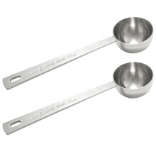 8Stk Präzise Messlöffel Tee Backen Silber
