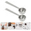 8Stk Präzise Messlöffel Tee Backen Silber 10