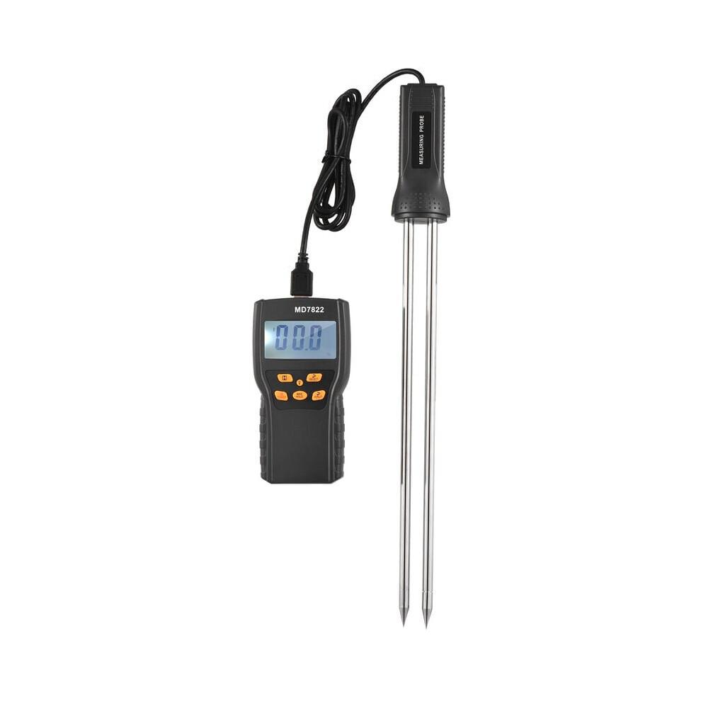 Digital Meter For Accurate Moisture Measurement, Large Screen Water Content Analyzer With Non-Slip Handle For Wheat, Rice, Corn 9340258594236