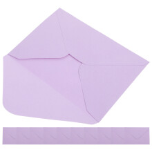 100Stk Lavendel Umschläge Für Einladungen Hochzeit Party Briefpapier