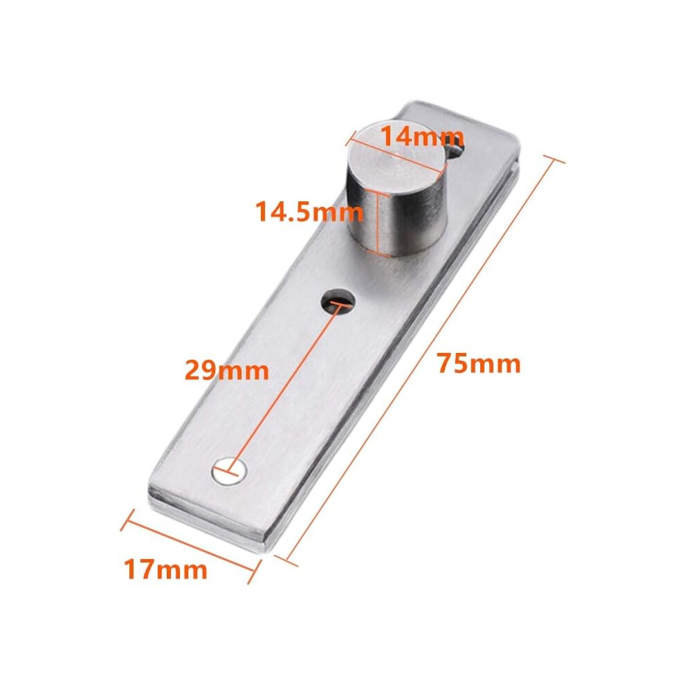Aluminum Rust Protection Flat Plate Connector Bracket For Rv Table Support, Space-Saving Design Heavy Duty Base, Electrogalvanized Steel Ensures 9004841702353