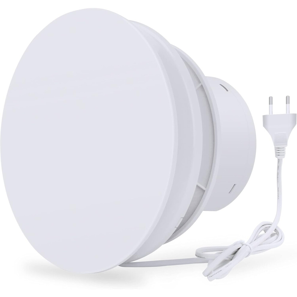 Abs Plastic Exhaust Fan For Continuous Maintenance-Free Operation, Reliable And Energy Efficient Electric Motor Mini Lightweight 100Mm Exhaust Fan 9173940352018