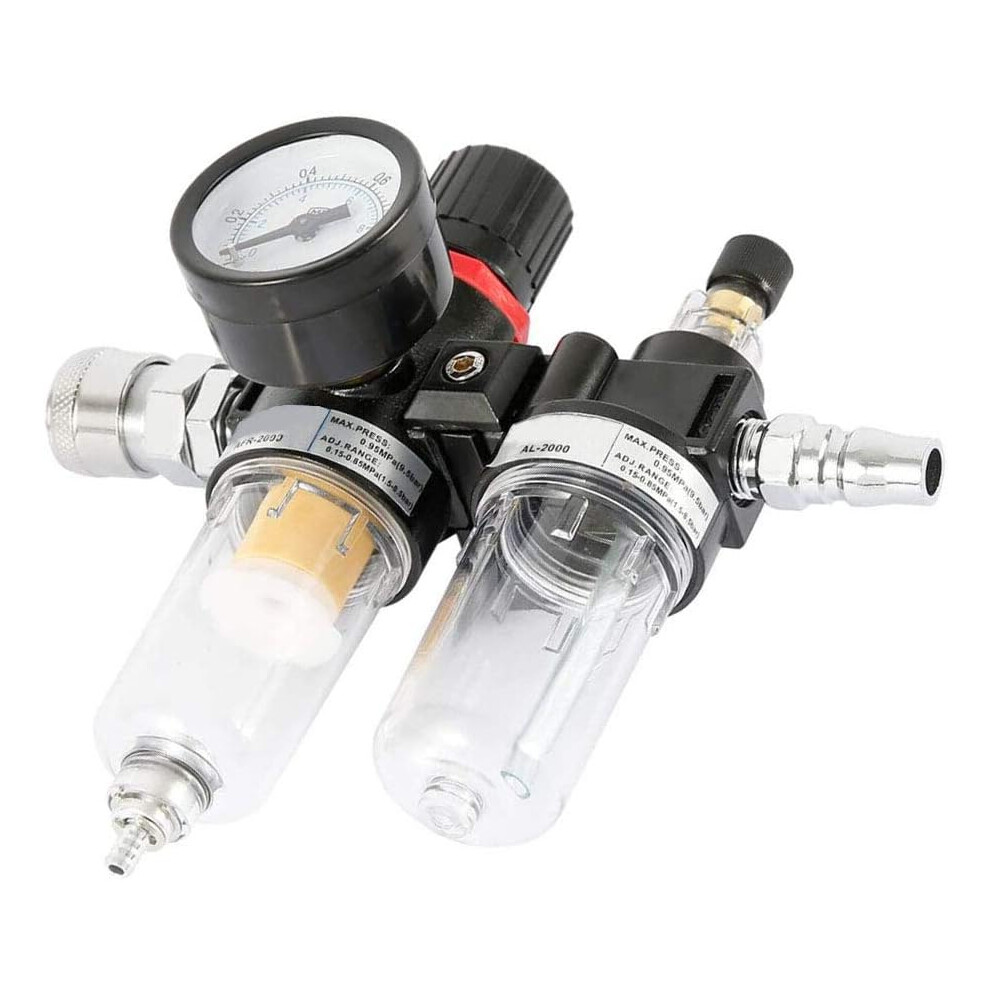 Pressure Regulator For Compressed Air Systems, Control Air Pressure Maintaining Stable Outlet Regardless Fluctuations, Lubricator Cup Supplies 9169997204462