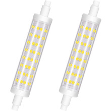 Ampoule LED halogène 10 W à intensité variable, culot J 118 mm, blanc froid 6000 K, éclairage d'atelier économique, angle de diffusion 360,
