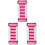 3Sets Aufbewahrungsbox 7-Lagig Mit 42 Fächern Pink 2